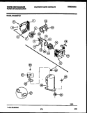 AIR HANDLING AND COMPRESSOR PARTS Diagram and Parts List for WAH084P2T1  Frigidaire Air Conditioner