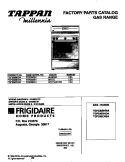 COVER Diagram and Parts List for TGF336CHSA  Tappan Range