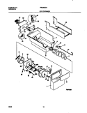 ICE CONTAINER Diagram and Parts List for FRS26ZGGB4  Frigidaire Refrigerator