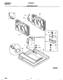 COMPRESSOR PARTS Diagram and Parts List for WAC083W7A5  Frigidaire Air Conditioner