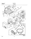 ICE MAKER Diagram and Parts List for WRS23W0AW6  Westinghouse Refrigerator