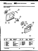 AIR HANDLING PARTS Diagram and Parts List for AL08B6EYA  Gibson Air Conditioner