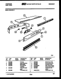 CONTROL PANEL Diagram and Parts List for REG75WL1  Frigidaire Wall Oven