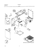 BODY Diagram and Parts List for FGF334BGWJ  Frigidaire Range