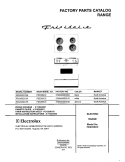 COVER Diagram and Parts List for FES355CCTK  Frigidaire Range