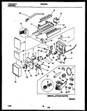 ICE MAKER AND INSTALLATION PARTS Diagram and Parts List for TRS26WRAB0  Tappan Refrigerator