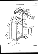 CABINET PARTS Diagram and Parts List for FPGS18TSLW0  Frigidaire Refrigerator