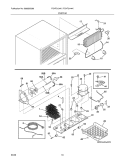 SYSTEM Diagram and Parts List for FGHT2134KB0  Frigidaire Refrigerator