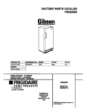 COVER Diagram and Parts List for GFU20F7GW2  Gibson Freezer