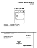 COVER Diagram and Parts List for 41759012890  Kenmore Dryer