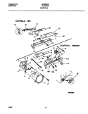 CONTROLS Diagram and Parts List for MRS24WIFW0  Frigidaire Refrigerator