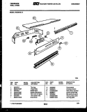 CONTROL PANEL Diagram and Parts List for REG94BL2  Frigidaire Wall Oven