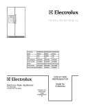 COVER Diagram and Parts List for EI26SS30JS1  Electrolux Refrigerator