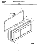 DOOR Diagram and Parts List for MFC05M1BW1  Uni Freezer