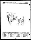 AIR HANDLING PARTS Diagram and Parts List for S208C1E  Kelvinator Air Conditioner