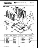 SYSTEM PARTS Diagram and Parts List for AC082N7A2  Frigidaire Air Conditioner