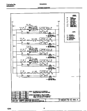 WIRING DIAGRAM Diagram and Parts List for FEC6X9XCBD  Frigidaire Cooktop