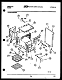 BODY PARTS Diagram and Parts List for RS33BFL2  Frigidaire Range