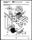 CABINET PARTS Diagram and Parts List for RA186GCD5  Frigidaire Refrigerator