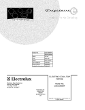 COVER Diagram and Parts List for LEEC36S9FEA  Frigidaire Cooktop