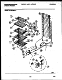 SYSTEM AND ELECTRICAL PARTS Diagram and Parts List for WFU21M4AW1  Frigidaire Freezer