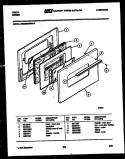 Part Location Diagram of 10648 Frigidaire PANEL-OVEN DOOR