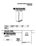 COVER Diagram and Parts List for FFU17M8GW0  Frigidaire Freezer