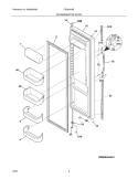 Part Location Diagram of 240451903 Frigidaire Display 26 DOOR-REF