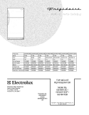 COVER Diagram and Parts List for GS18HTZDPWB  Frigidaire Refrigerator