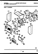 CABINET AND COMPONENT PARTS Diagram and Parts List for MLXE62RBWW0  Frigidaire Washer Dryer Combo