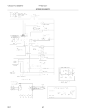 WIRING SCHEMATIC Diagram and Parts List for FFHS2612LS1  Frigidaire Refrigerator