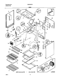 BODY Diagram and Parts List for NGSG3PZAQA  Frigidaire Range