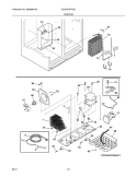 SYSTEM Diagram and Parts List for E23CS78HPS5  Electrolux Refrigerator