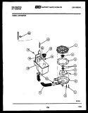PUMP, WATER VALVE, WATER INLET Diagram and Parts List for AWP330F2W  Kelvinator Washer