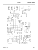 WIRING DIAGRAM Diagram and Parts List for GLHS269ZCW0  Frigidaire Refrigerator