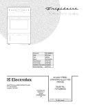 COVER Diagram and Parts List for FEFLM605DCD  Frigidaire Range