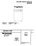 COVER Diagram and Parts List for FWS6976FS1  Frigidaire Washer