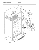CABINET Diagram and Parts List for FRT15IB3AZ4  Frigidaire Refrigerator