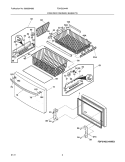 FREEZER DRAWER - BASKET Diagram and Parts List for FGHG2344MF0  Frigidaire Refrigerator