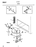 SYSTEM Diagram and Parts List for MFC13M4FW2  Frigidaire Freezer