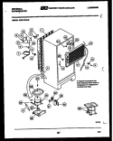 SYSTEM AND AUTOMATIC DEFROST PARTS Diagram and Parts List for GTN175CH2  Frigidaire Refrigerator