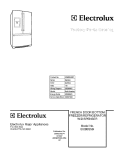 COVER Diagram and Parts List for EI28BS56IS7  Electrolux Refrigerator