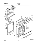 DOORS Diagram and Parts List for MRT18FNEZ3  Frigidaire Refrigerator