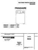 COVER Diagram and Parts List for FWS235RFS0  Frigidaire Washer