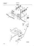 BURNER Diagram and Parts List for TGF303AWA  Tappan Range