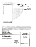 COVER Diagram and Parts List for GLHT184RAQ8  Frigidaire Refrigerator