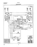 WIRING DIAGRAM Diagram and Parts List for FEF376ASA  Frigidaire Range
