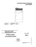 COVER Diagram and Parts List for GGR341AS0  Gibson Dryer
