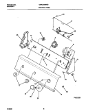 P12C0081 CONTROL PANEL Diagram and Parts List for GWX233RHS0  Gibson Washer