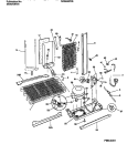 COOLING SYSTEM Diagram and Parts List for GRS20PRBD0  Gibson Refrigerator